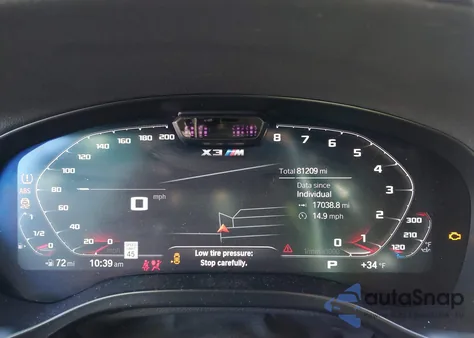 2022 BMW X3 M40I z USA, uszkodzony, nr VIN 5UX83DP04N9K35610